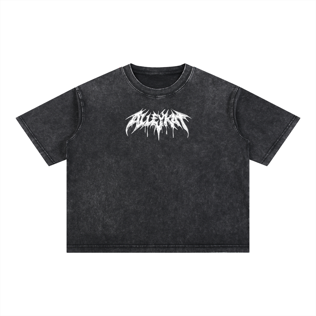 Mineral Wash Boxy Cotton T-Shirt