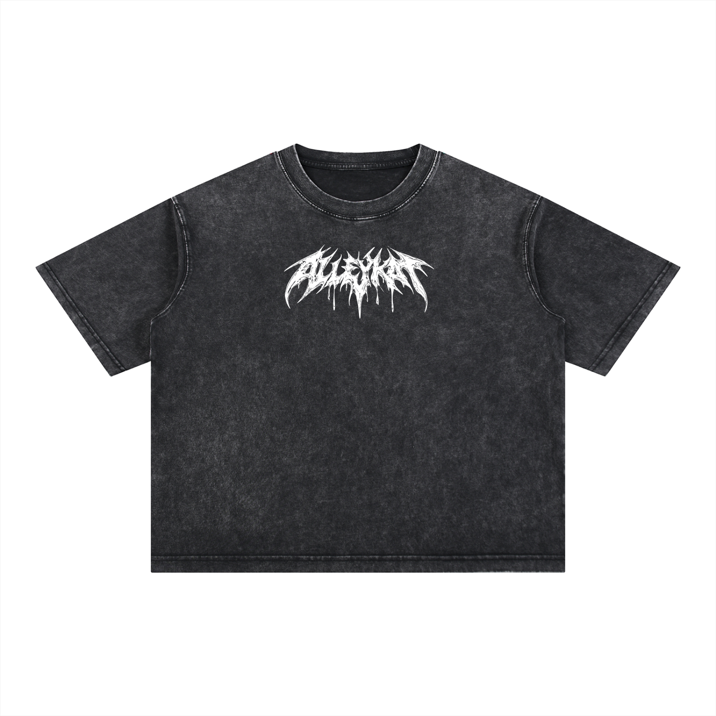 Mineral Wash Boxy Cotton T-Shirt