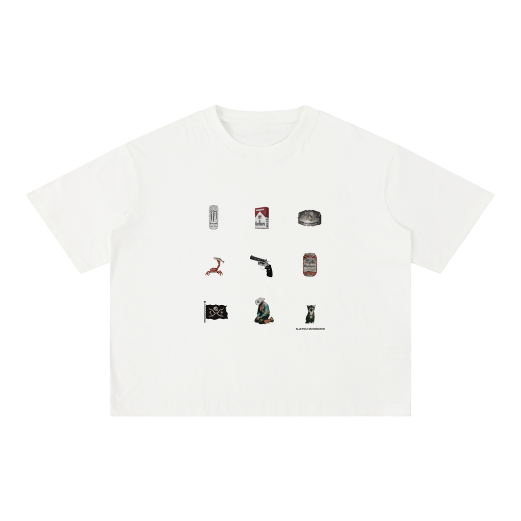 Mineral Wash Boxy Cotton T-Shirt